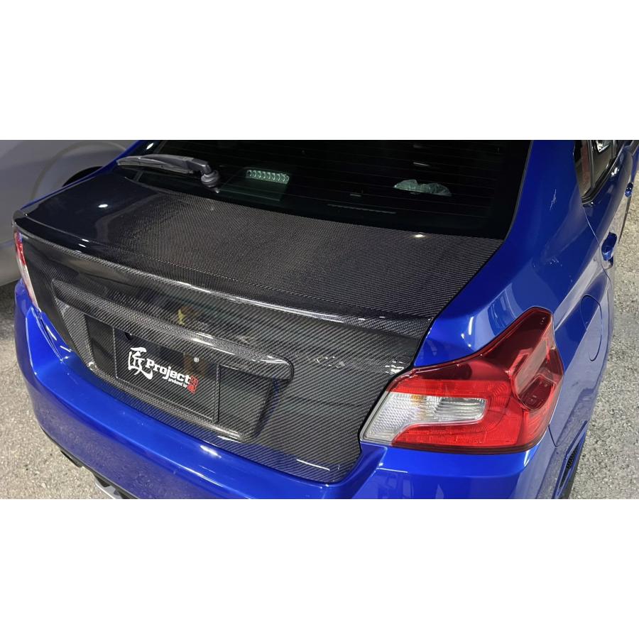 WRX STI VAB S4 VAG 前期 後期】カーボントランク リップスポイラー