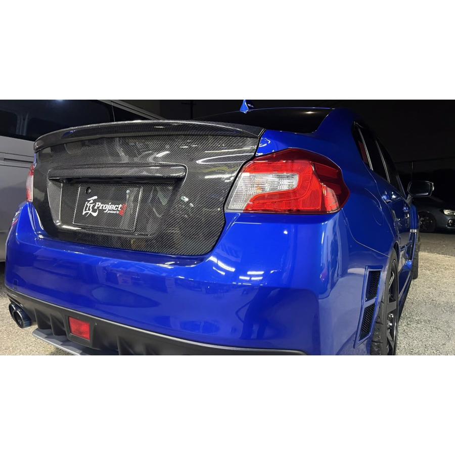 WRX STI VAB S4 VAG 前期 後期】カーボントランク リップスポイラー