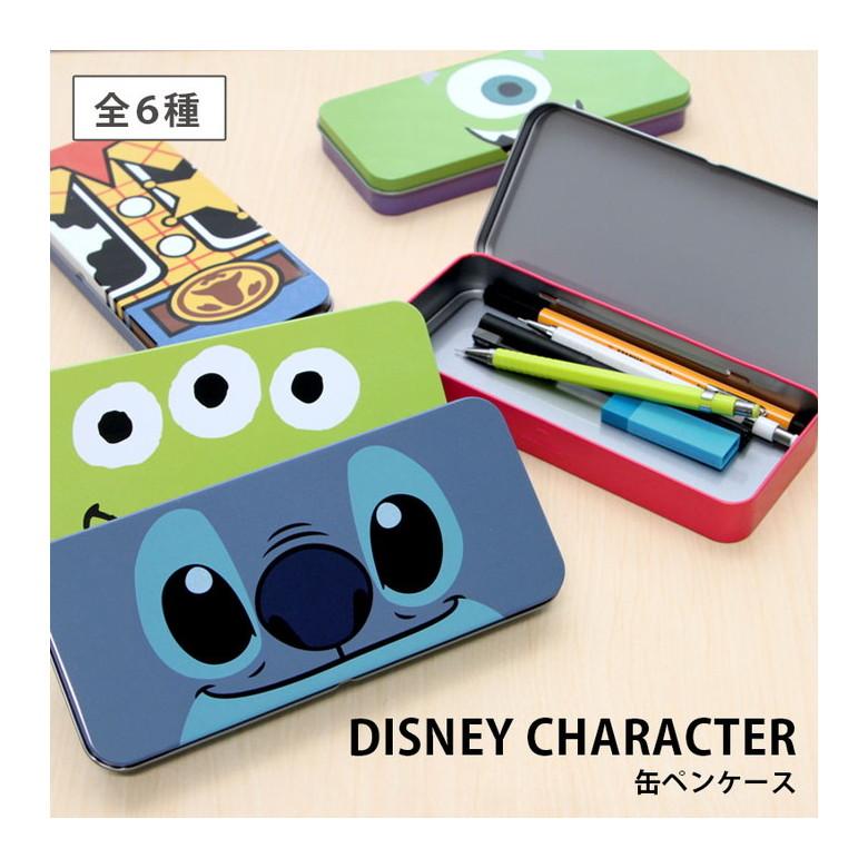 ペンケース ディズニーキャラクター 缶ペンケース 筆箱 缶ペン 小物