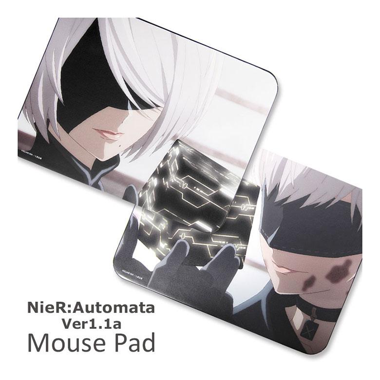 新品未開封】ふもコレ × ニーアオートマタ マウスパッド A 白