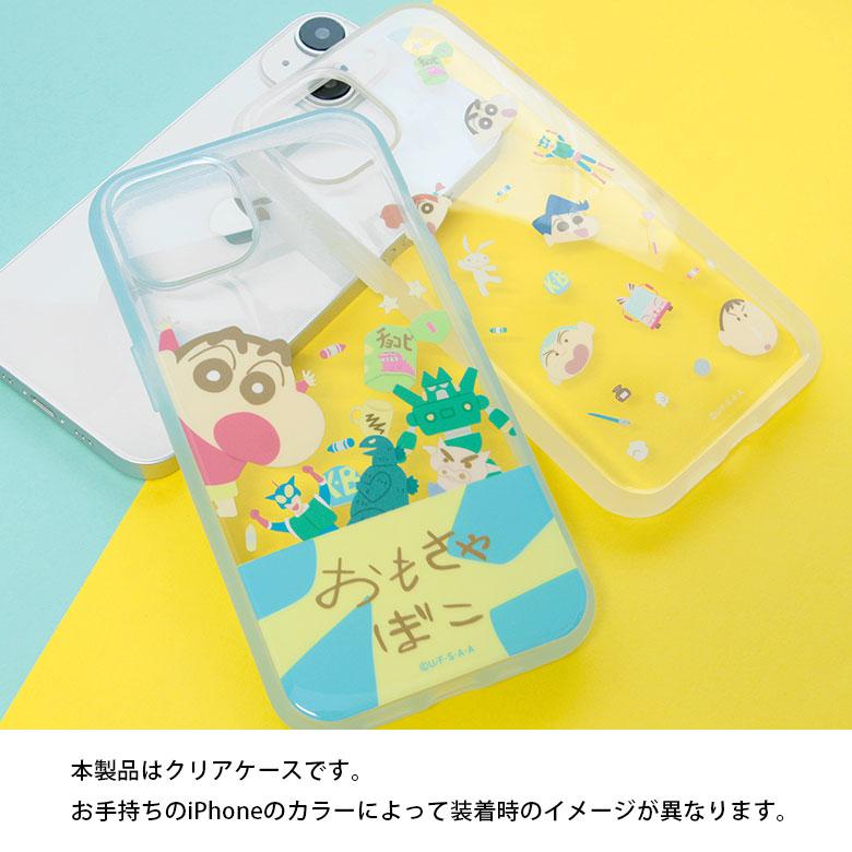 スマホケース iPhone14 Pro ケース クレヨンしんちゃん IIIIfit Clear