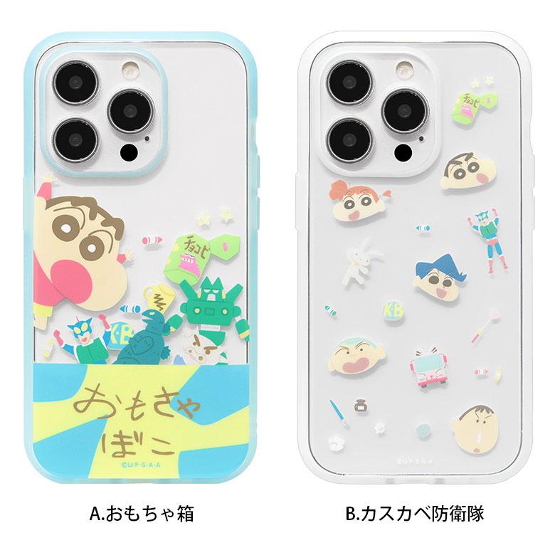 スマホケース iPhone14 Pro ケース クレヨンしんちゃん IIIIfit Clear