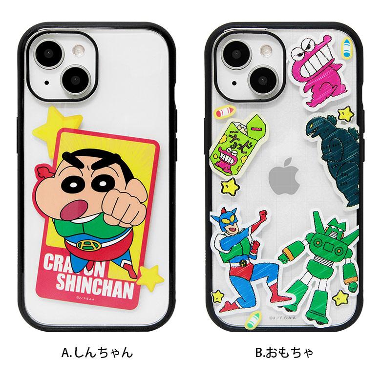 iPhone15 ケース クリア クレヨンしんちゃん IIIIfit Clear