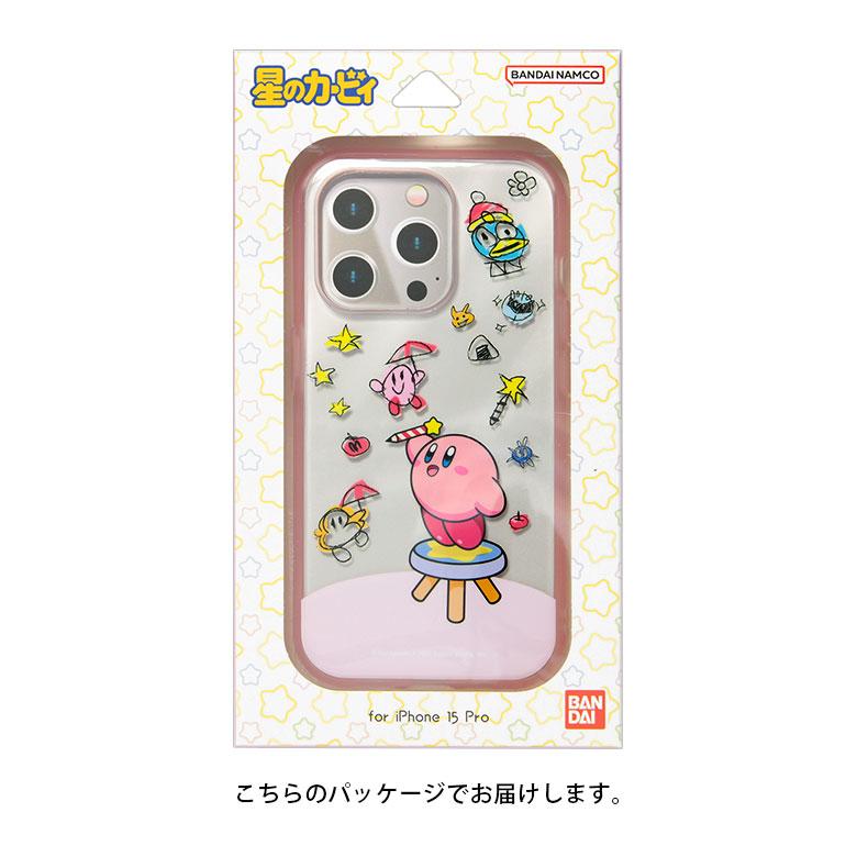 iPhone15Pro クリアケース 星のカービィ IIIIfit Clear iPhone15 Pro
