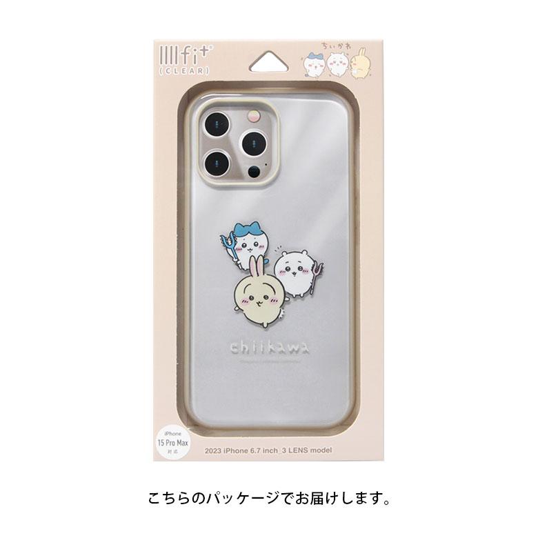 iPhone15 Pro Max ケース ちいかわ IIIIfit Clear ProMax アイフォン