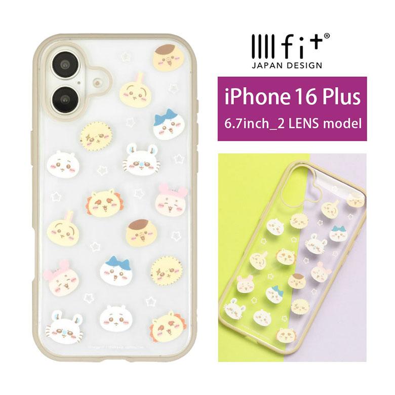 iPhone16Plus ケース ちいかわ IIIIfit Clear クリア 透明