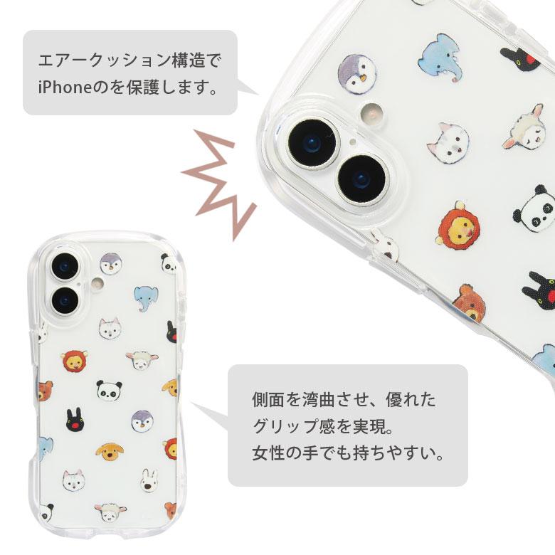 iPhone17 ケース クリスタルクリア 透明 TPU ソフトカバー リサと
