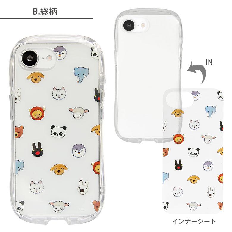 iPhone16e ケース リサとガスパール クリスタルクリアケース ソフトTPU