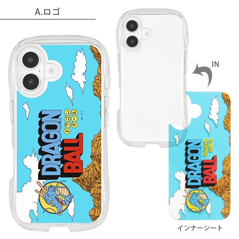 iPhone16 ケース クリスタルクリア ドラゴンボール ソフト カバー