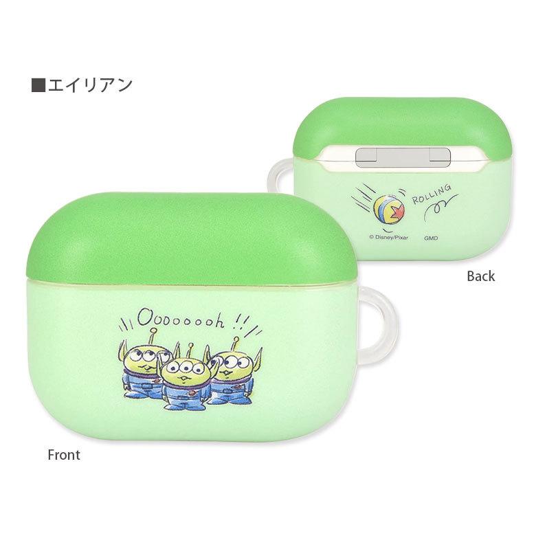 AirPods pro 本体 キャラクターケース付き AirPods Pro ケース ソフト ディズニー クリア ピクサーキャラクター