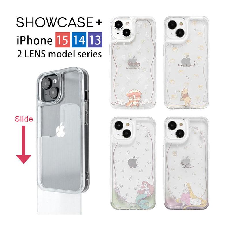 iPhone15 14 13 ケース クリア ディズニー 写真やカードが入る
