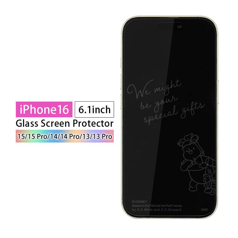 iPhone16 iPhone16e 15 Pro 14 13 13Pro ガラスフィルム ディズニー
