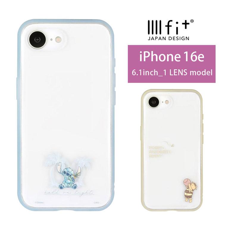 iPhone16e ケース ディズニーキャラクター IIIIfit Clear スマホケース