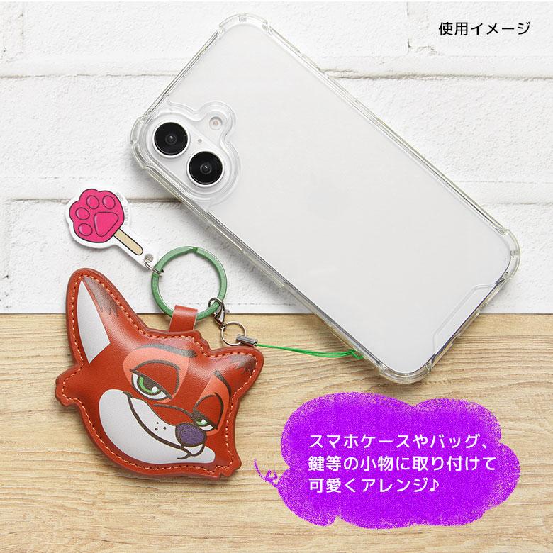 キャラクター携帯電話型キーホルダー レザーストラップ 携帯ストラップ ディズニーキャラクター
