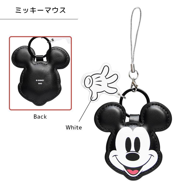 レザーストラップ 携帯ストラップ ディズニーキャラクター