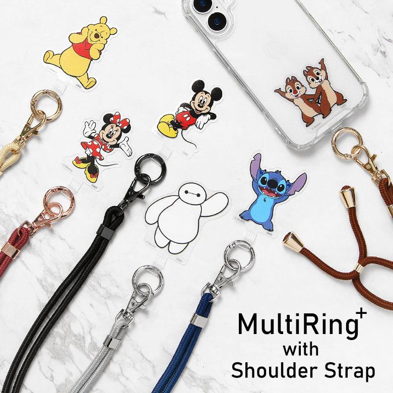 マルチリングプラス ストラップセット ディズニーキャラクター スマホ