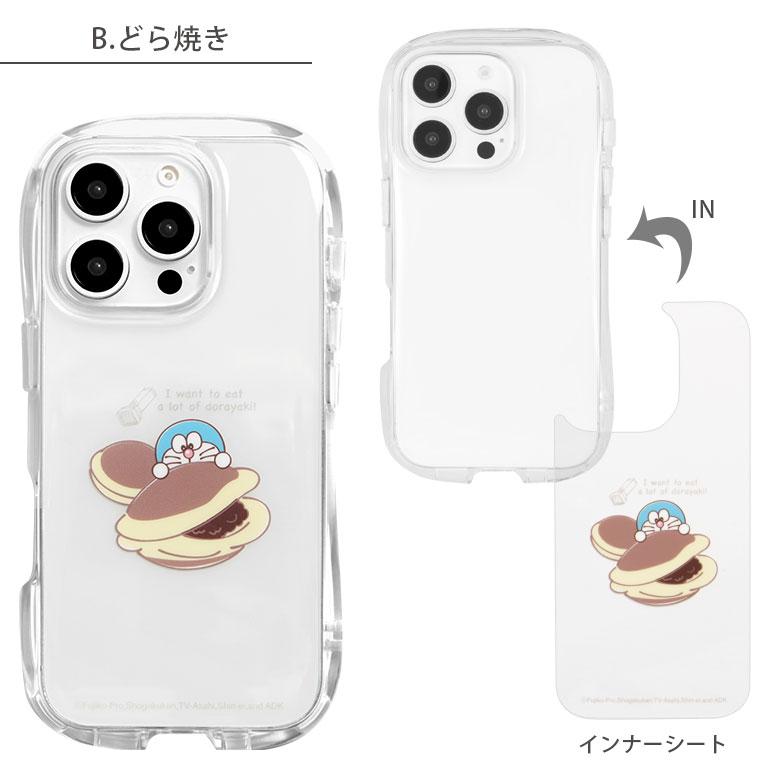 iPhone16Pro ケースドラえもん クリスタルクリアケース ソフト カバー