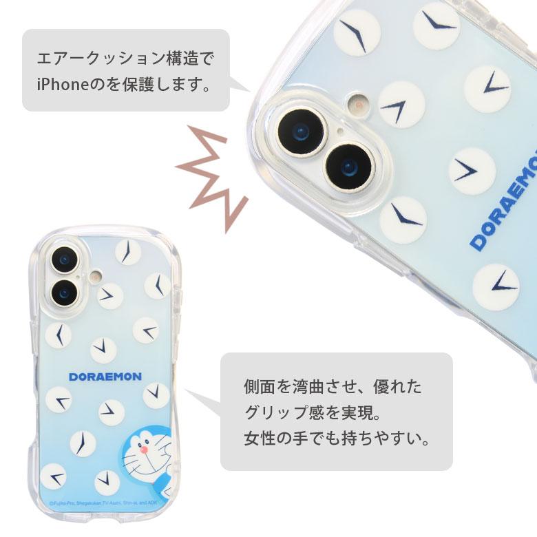 iPhone17 ケース ドラえもん クリスタルクリアケース ソフトTPUカバー