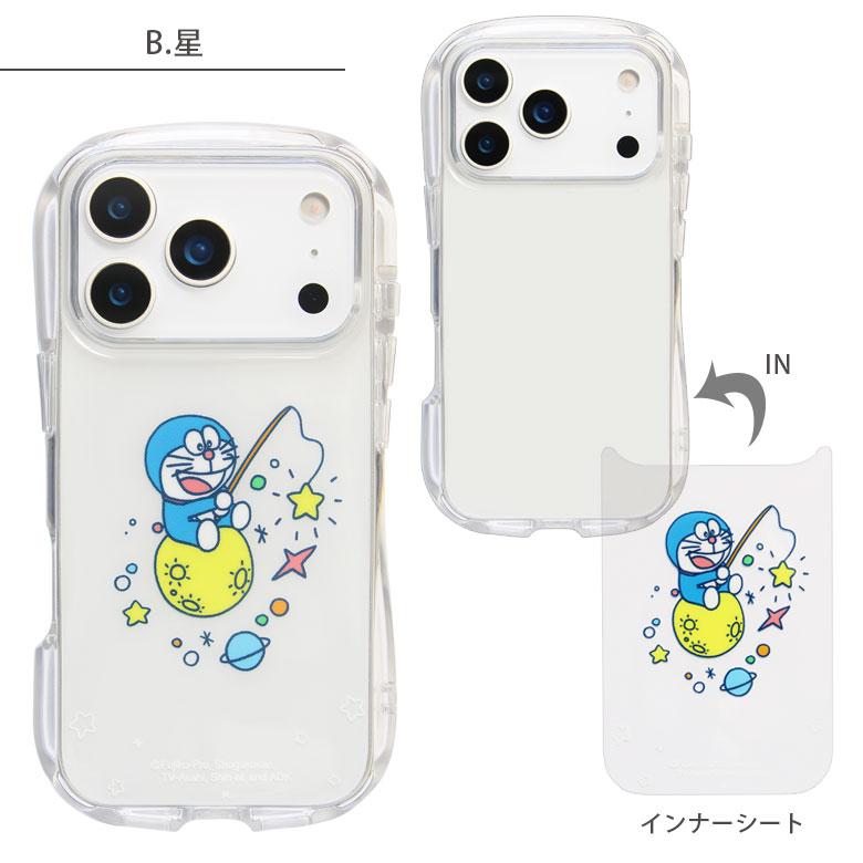 iPhone17Pro ケース ドラえもん アイフォン17プロ クリスタルクリア