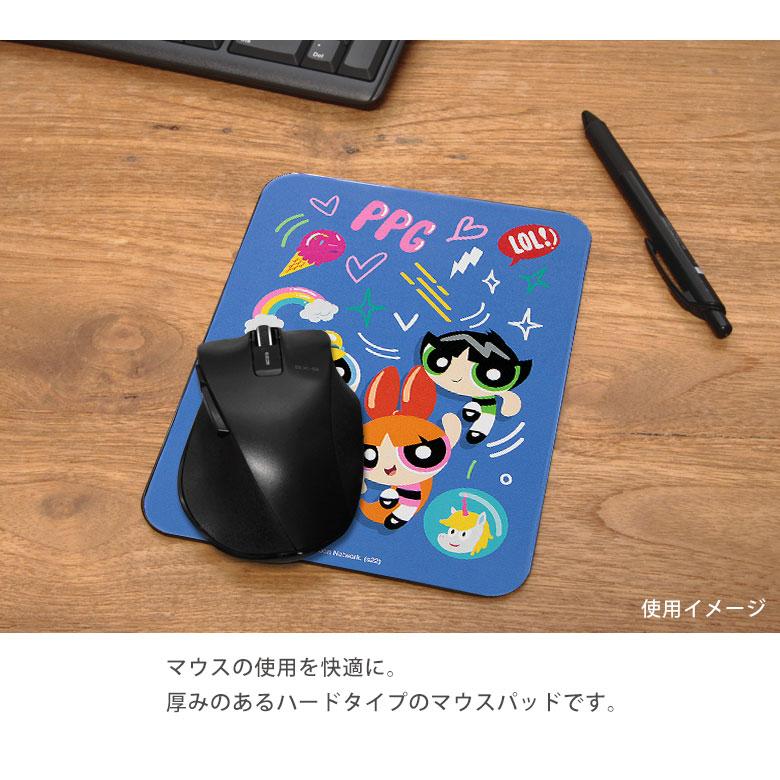 マウスパッド キャラクター パワーパフガールズ ハードタイプ gppg-09