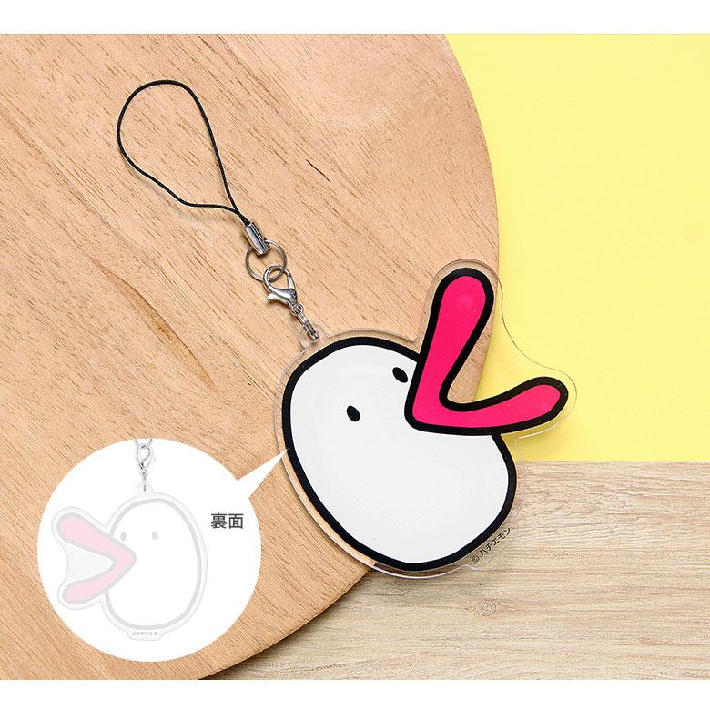 アクリルストラップ Lサイズ ハチエモン アクリルチャーム バッグ