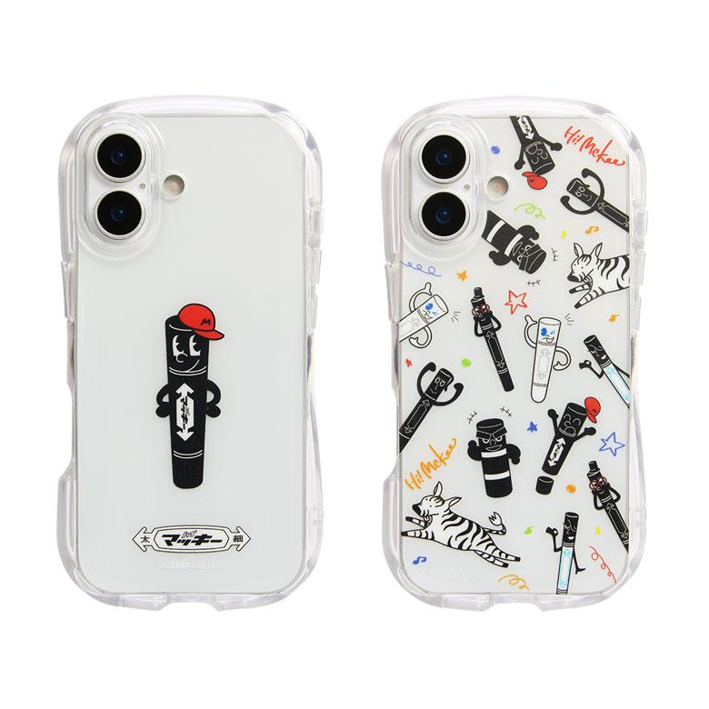 iPhone17 ケース クリスタルクリアケース Hi! Mckee ソフトカバー
