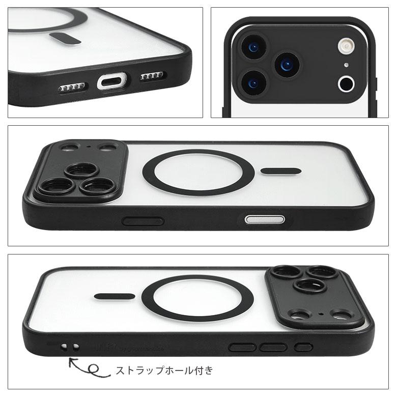 iPhone17Pro Max ケース MagSafe対応 IIIIfit プランプフレーム クリア ハイブリッド アイフォン 17pro max ift-192 |  | 04