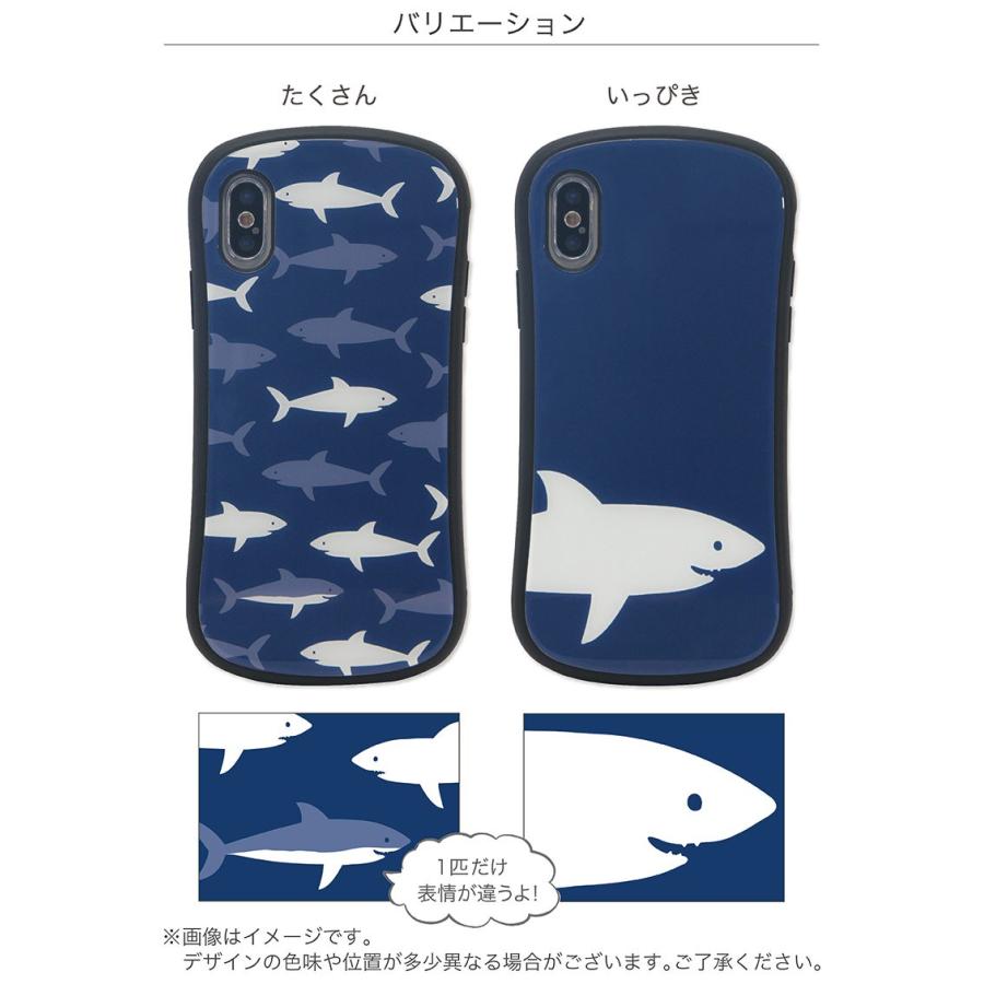 Iphone Xr ケース Iphone Xs 耐衝撃 I Select ガラス ケース サメ Ise Gls 6 スマホケース雑貨モノモード2号店 通販 Yahoo ショッピング