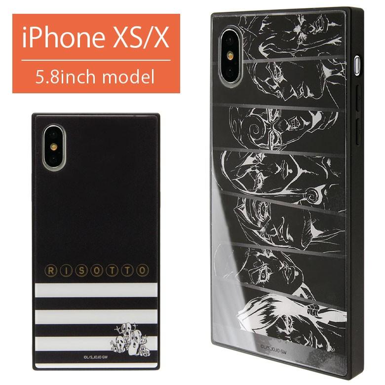 Iphonexs ケース ガラス スクエア ジョジョの奇妙な冒険 黄金の風 アイフォンxs ケース Iphone Xs ケース Jjk 42 スマホケース雑貨モノモード2号店 通販 Yahoo ショッピング