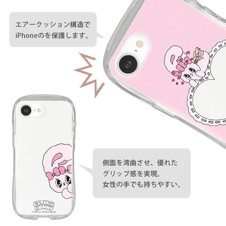 iPhone16e ケース エスターバニー クリア ソフトカバー Esther Bunny