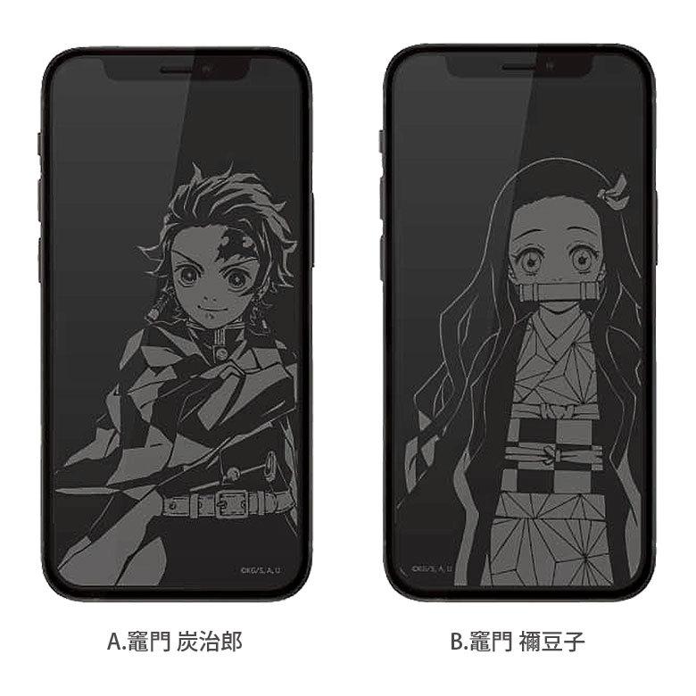 iPhone12 mini フィルム ガラス 鬼滅の刃 アイフォン12 ミニ 液晶 