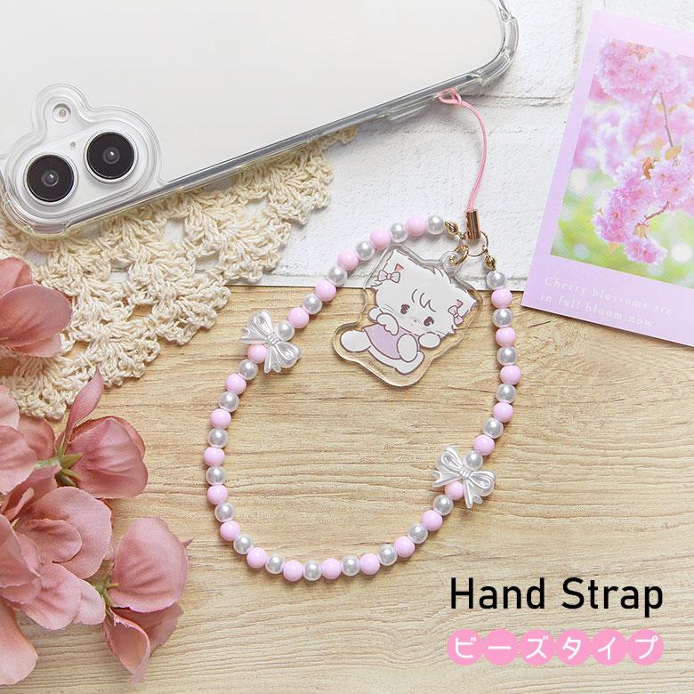 ハンドストラップ スマホ ビーズ 携帯ストラップ Lil ala mode lam-11a