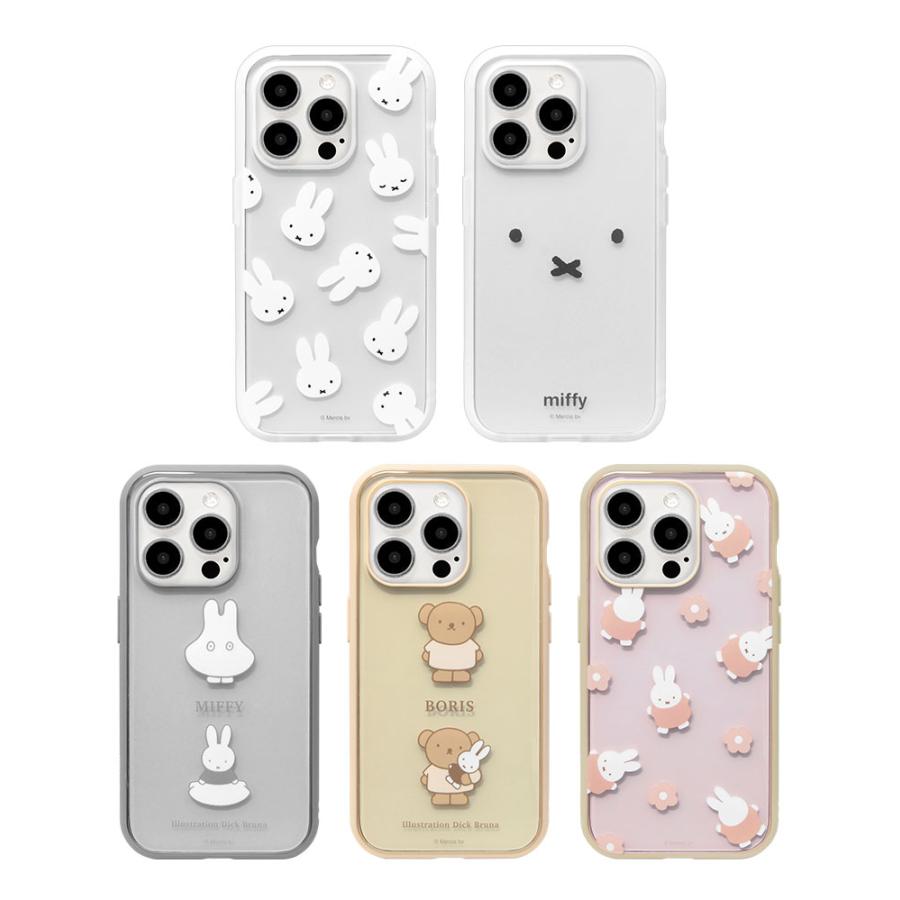 iPhone15Pro ケース ミッフィー IIIIfit Clear クリア スマホケース