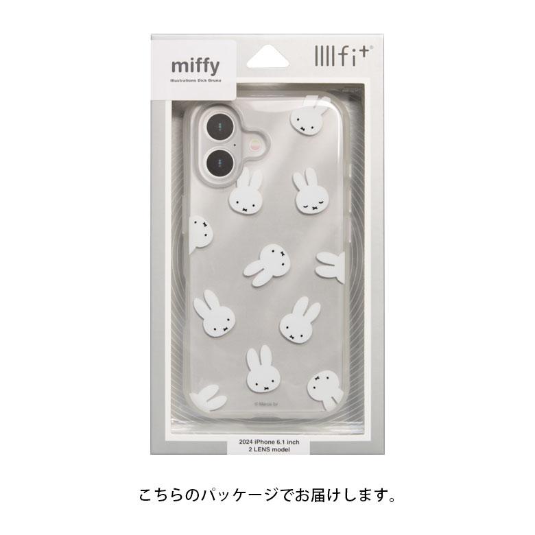 iPhone16 ケース クリア ミッフィー IIIIfit Clear 透明 iPhone 16