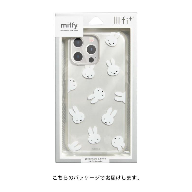 iPhone16ProMax ケース ミッフィー IIIIfit Clear クリア 透明