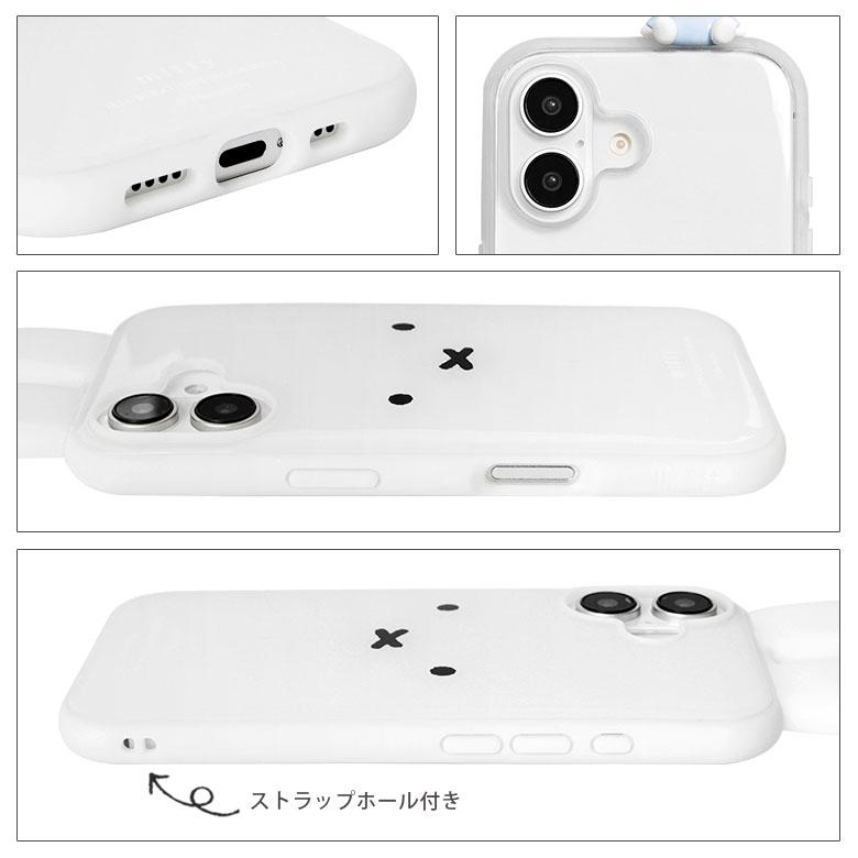 iPhone16 ケース ミッフィー IIIIfit Clear フレーム iPhone 16 クリア
