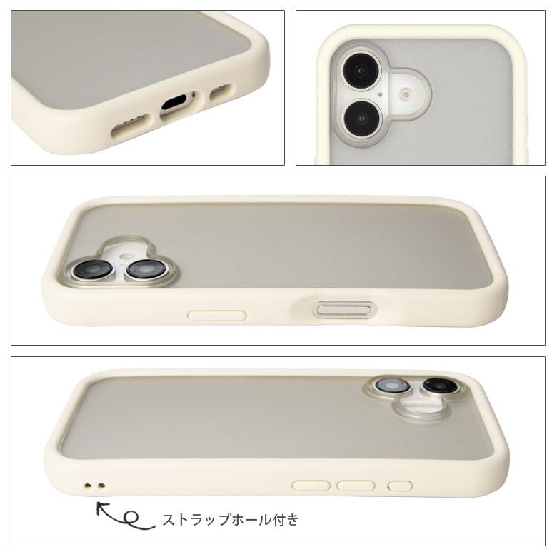 iPhone16 ケース クリア ミッフィー プランプフレームケース