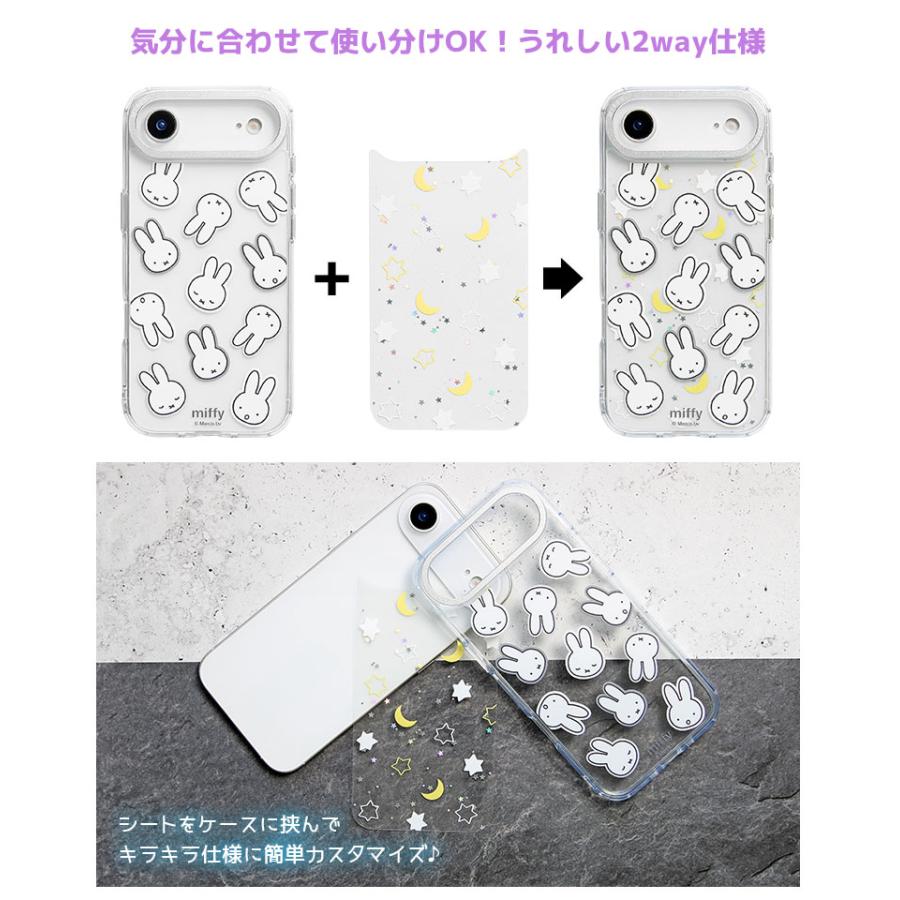 iPhone Air ケース ミッフィー Camera Frameクリアケース ソフトカバー