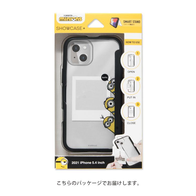 iPhone13 mini ケース ミニオンズ クリア SHOWCASE+ 写真やメモが挟める アイフォン13 ミニ mini-304 |  | 08