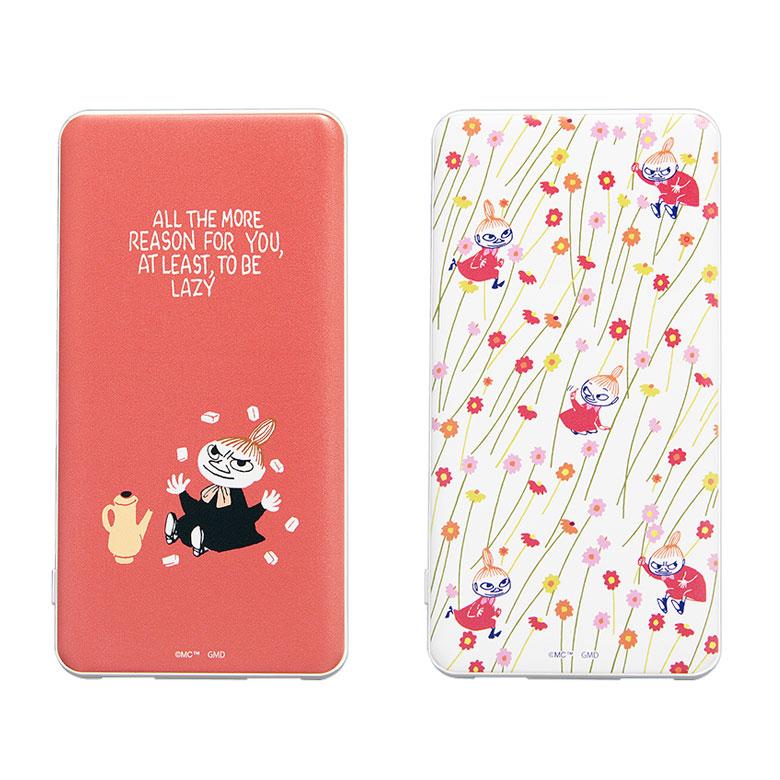 モバイルバッテリー 軽量 iphone 4000mAh USB Type-C ムーミン