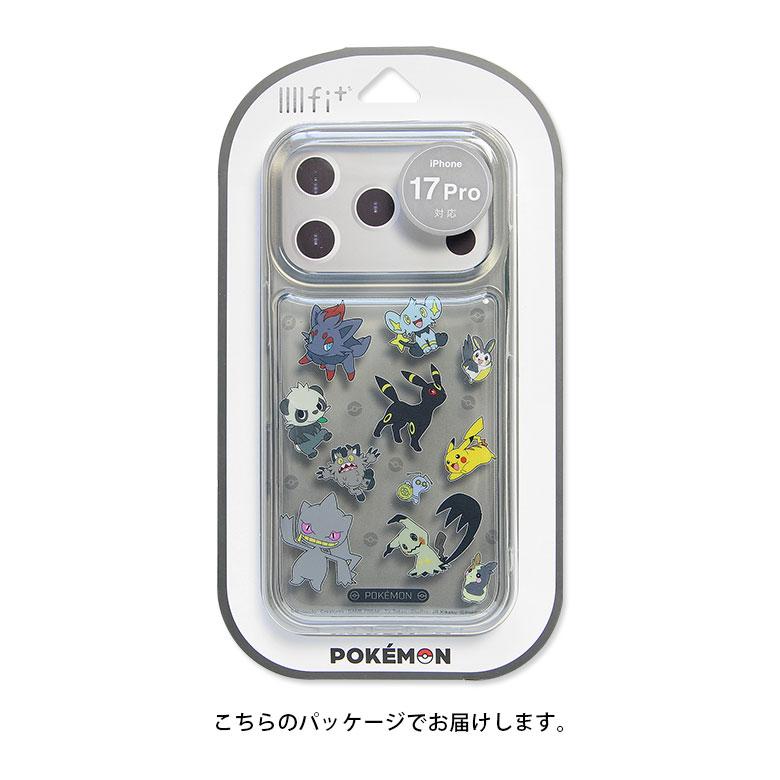 iPhone17Pro ケース クリア ポケットモンスター IIIIfit Clear クリア