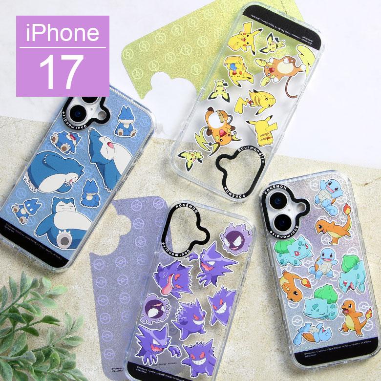 iPhone17 ケース クリア Camera Frameクリアケース ポケットモンスター