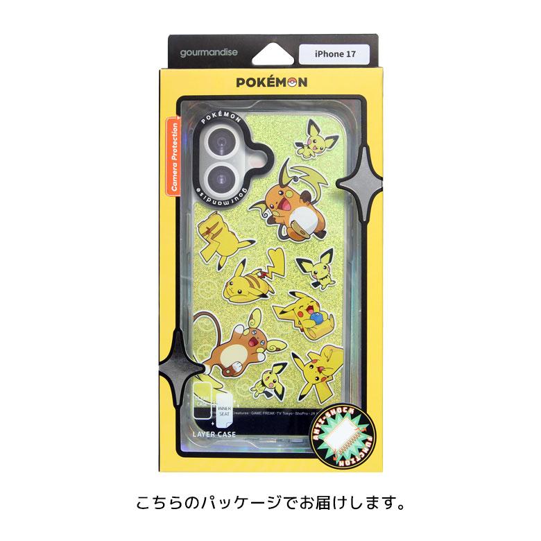 iPhone17 ケース クリア Camera Frameクリアケース ポケットモンスター