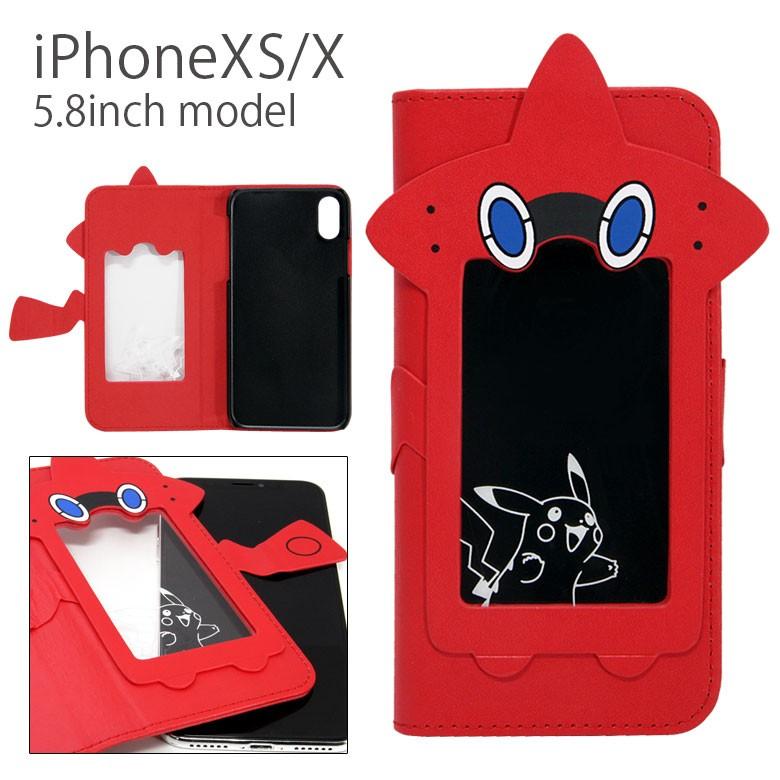 Iphonexs ケース 手帳型 ポケットモンスター ロトム図鑑 アイフォンxs ケース Iphone Xs ケース Poke 591a スマホケース雑貨モノモード2号店 通販 Yahoo ショッピング