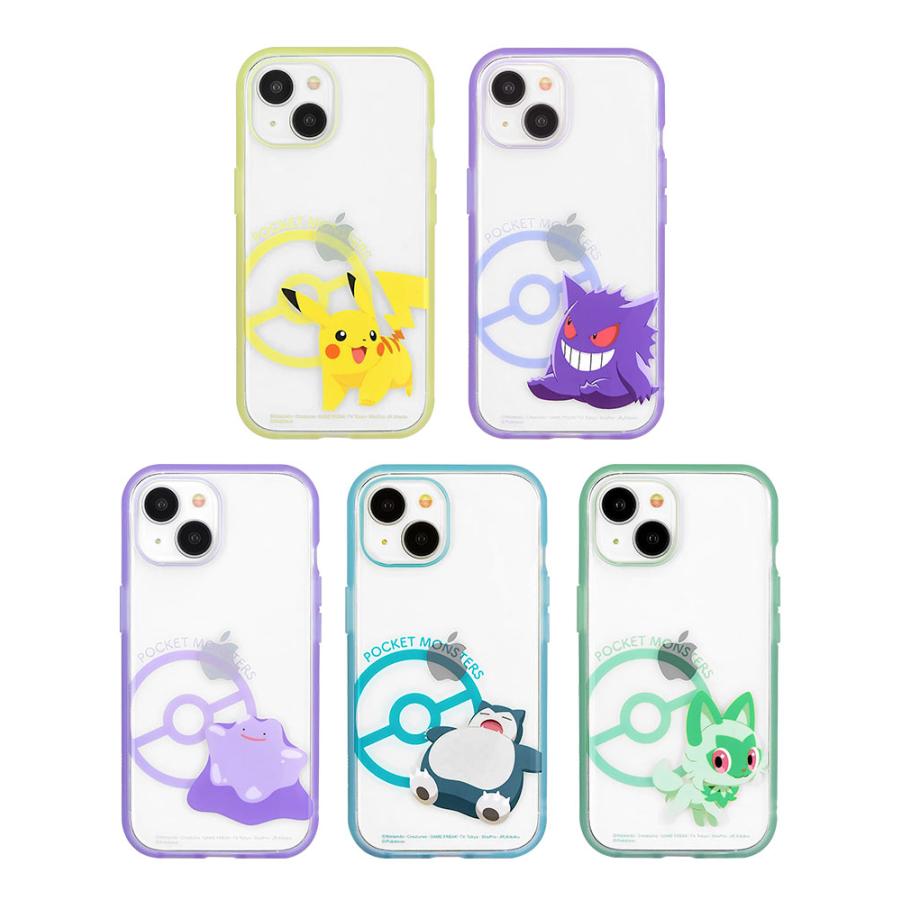 iPhone15 ケース クリア ポケットモンスター ポケモン IIIIfit