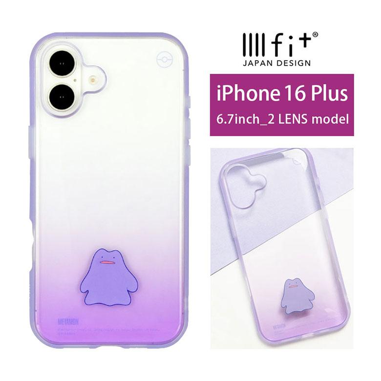 iPhone16Plus ケース クリア ポケットモンスター IIIIfit iPhone16