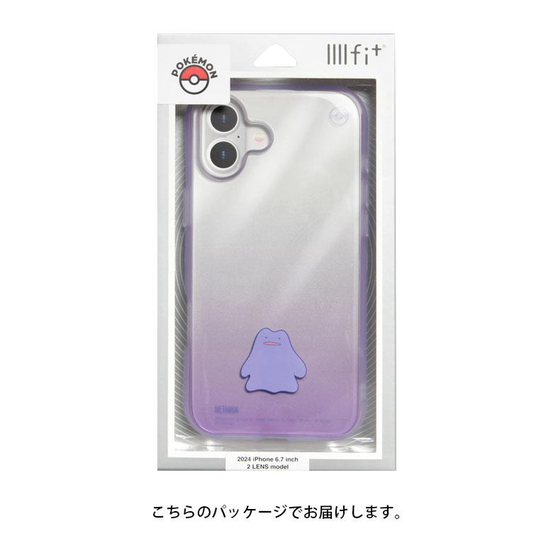 iPhone16Plus ケース クリア ポケットモンスター IIIIfit iPhone16
