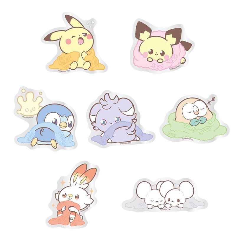 ステッカー 全7種 ポケットモンスター ポケピース アクリル シール