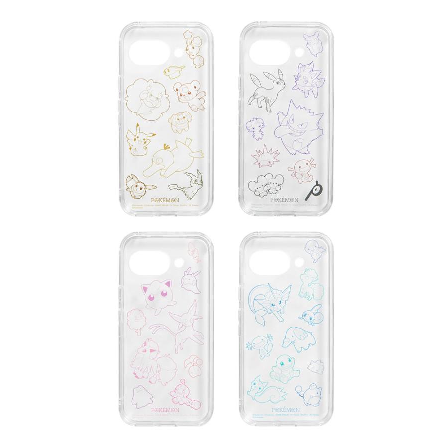Google pixel 9a ケース クリア ポケットモンスター カバー