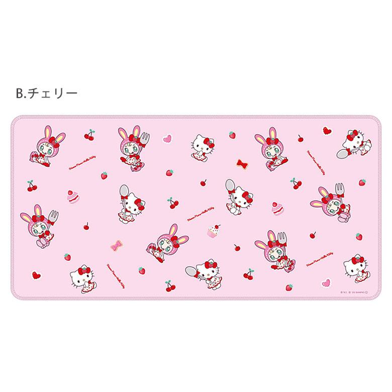 デスクマット 30cm×60cm 光学式マウス対応 メゾ・ピアノ×ハローキティ